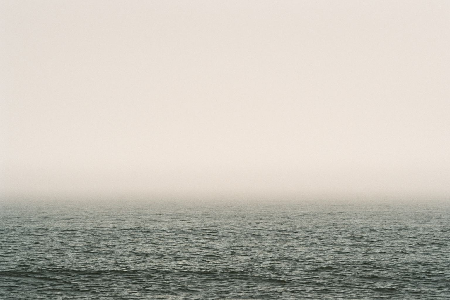 A different horizon. The light is not the light you learned to read at home.